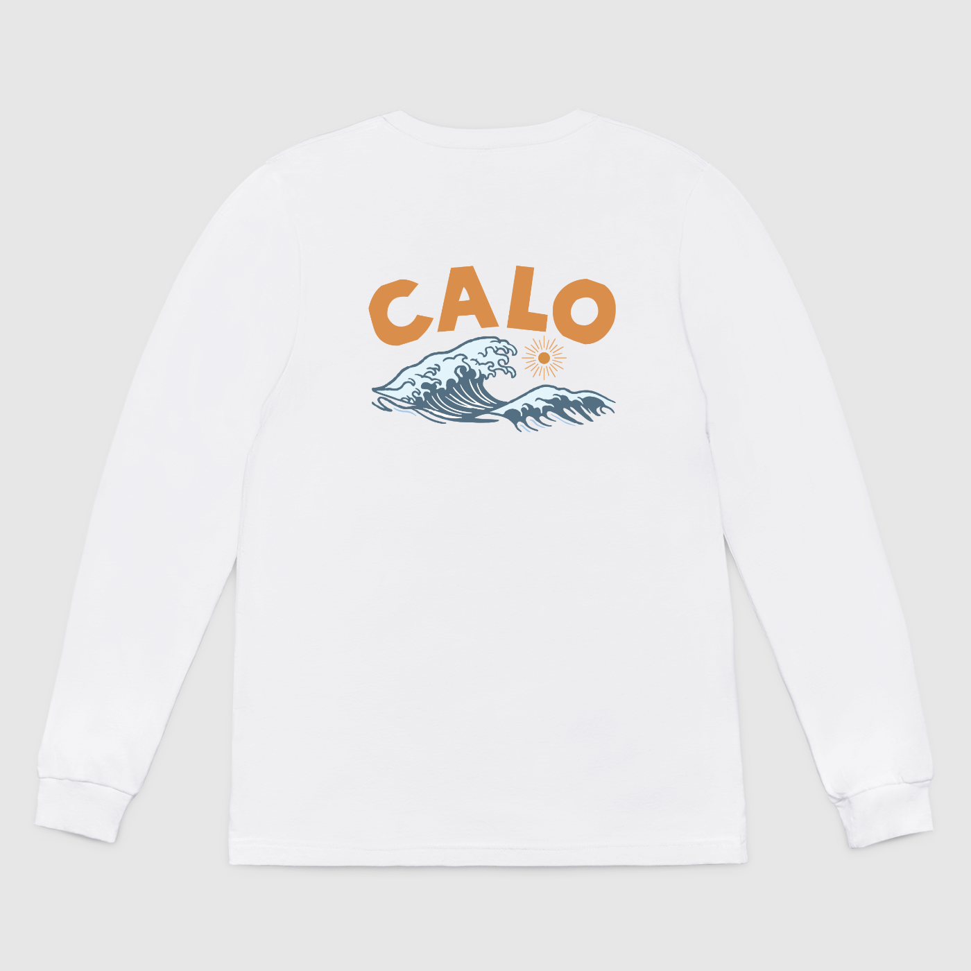 Second Set Long Sleeve Tee - shirt - cotton - surf - waves - outerbanks - north carolina - obx - Calo