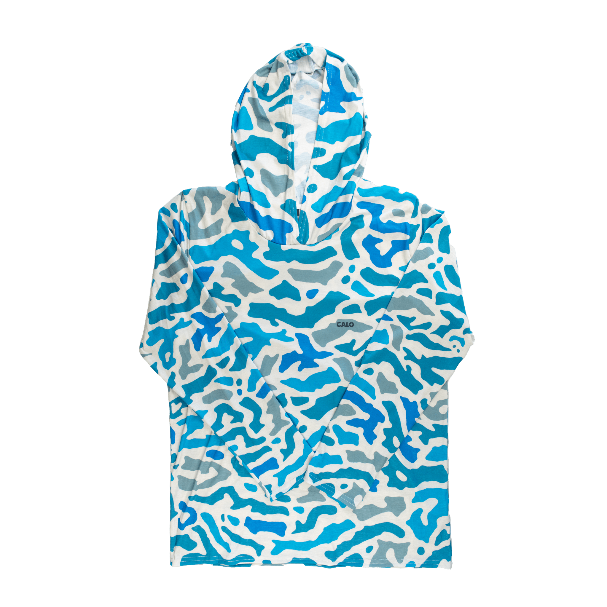 Surf Camo Surf Shirt-shirt -  hoodie - sun shirt - lightweight - UPF30 - fishing - beach - Calo